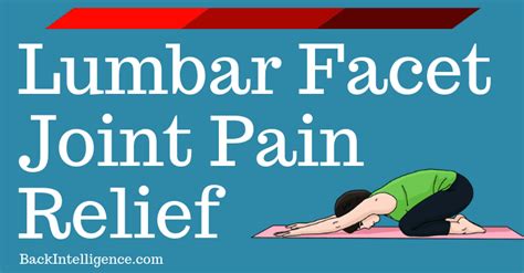 Lumbar Facet Joint Pain - Treatment & Exercises At Home