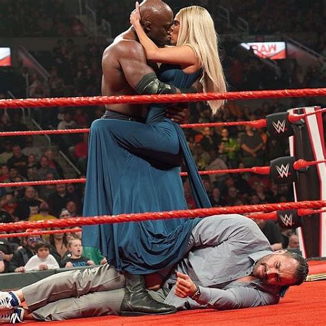 Bobby Lashley kissing Lana while Rusev watches - Wrestling News Plus