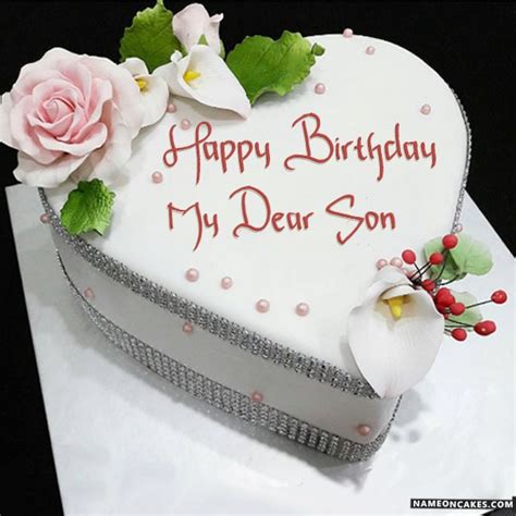 Happy Birthday my dear son Cake Images