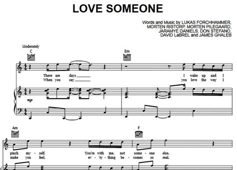 Lukas graham love someone free sheet music pdf for piano – Artofit