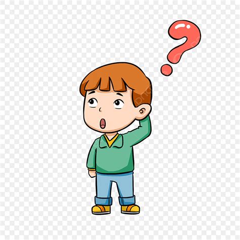 Boy Confused Clipart Animated