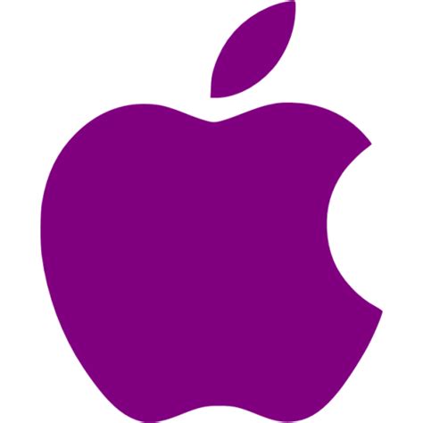 Purple apple icon - Free purple site logo icons