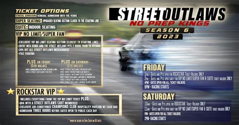 Street Outlaws Street Outlaws No Prep Kings Texas Motorplex tickets