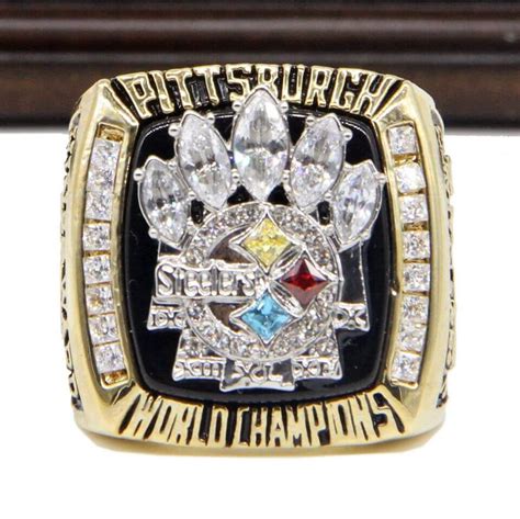 NFL 2005 Super Bowl XL Pittsburgh Steelers Championship Replica Ring