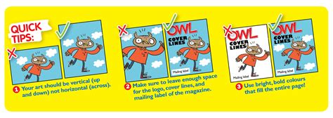 Owlkids | OWL Magazine 2017 Cover Contest Tips - Owlkids