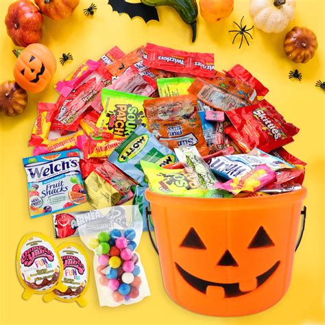 Halloween Care Package Gift Basket - 2 Lbs of Candy Treats, 55 Items ...