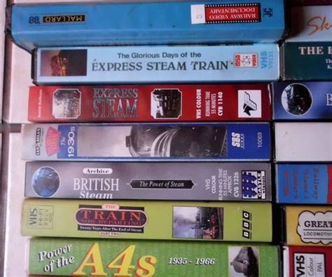 Trains - 27 x VHS - A collection of Vintage Steam Train Video's / Stoom Trein Video's BRITISH ...