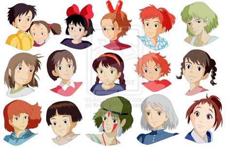 Studio Ghibli Girls - Anime Photo (36371315) - Fanpop