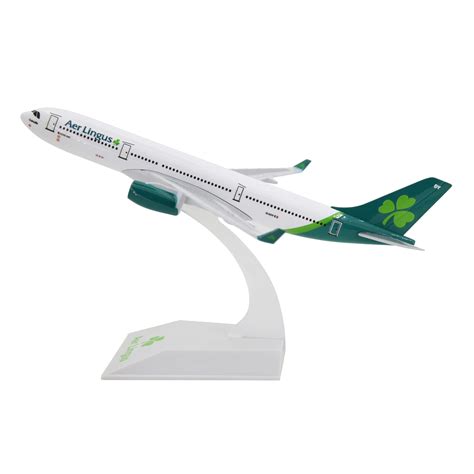 Buy TANG DYNASTY 1:400 Air Bus A330 Ireland AER Lingus Metal Airplane Model Plane White Color ...