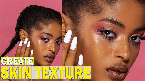 How To CREATE REALISTIC SKIN TEXTURE In PHOTOSHOP - YouTube