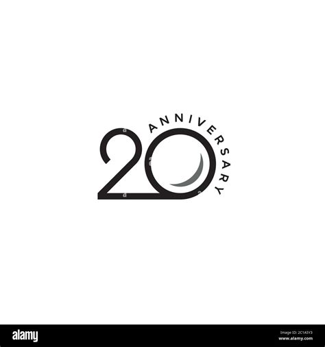 20th Anniversary logo / icon design Stock Vector Image & Art - Alamy