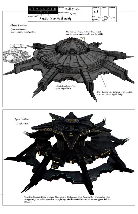 Stargate Anubis Mothership Concept Art by Kamikage86 on DeviantArt