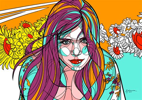 LINE ART PORTRAITS | Behance :: Behance