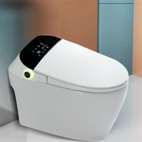 WFSHOP Smart Bathroom Toilet with Radio Automatic and Thermostatic Seat Ring | Wayfair