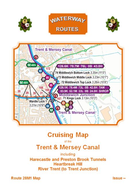 Trent & Mersey Canal Map – Waterway Routes