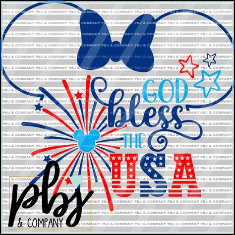 God Bless the USA SVG Patriotic Svg Instant Download Png - Etsy