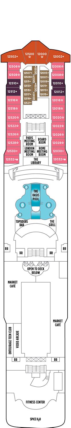 Norwegian Star Deck plan & cabin plan