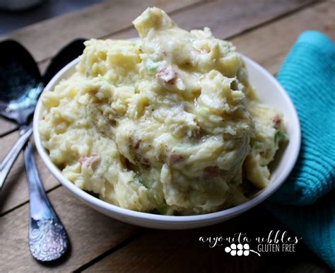 Anyonita Nibbles | Gluten-Free Recipes : Gluten Free Irish Potato Champ with Cheese and Bacon