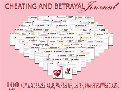 Cheating Betrayal Planner Trauma Processing Journal Grief - Etsy