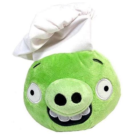 Angry bird toy: best buy Angry Birds Pigs 6 Inch MINI Plush Figure Pig with CHEF Hat on sale