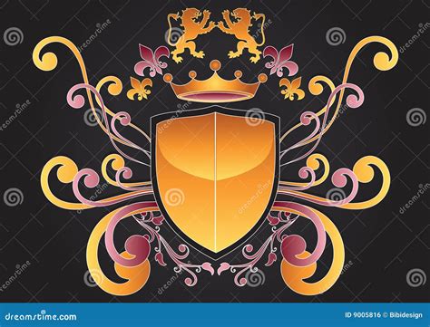 Family Crest Of Arms Royalty Free Stock Image - Image: 9005816