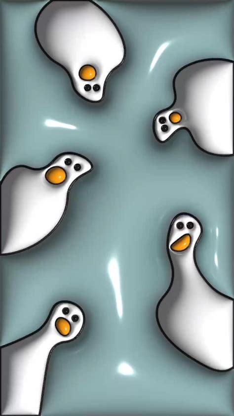 3D Cute ducklings, for wallpaper | 3d обои, Фиолетовые цветочные ...