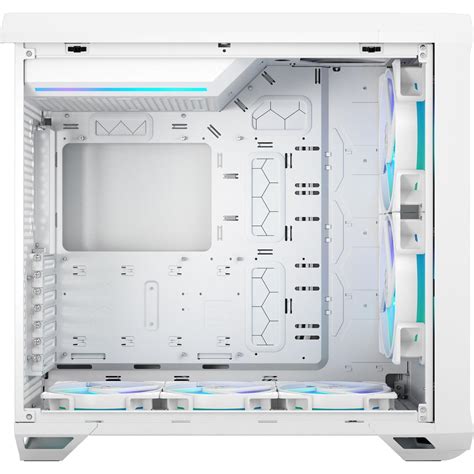 Fractal Design Torrent (White RGB TG Clear Tint) Mid-Tower Tempered ...