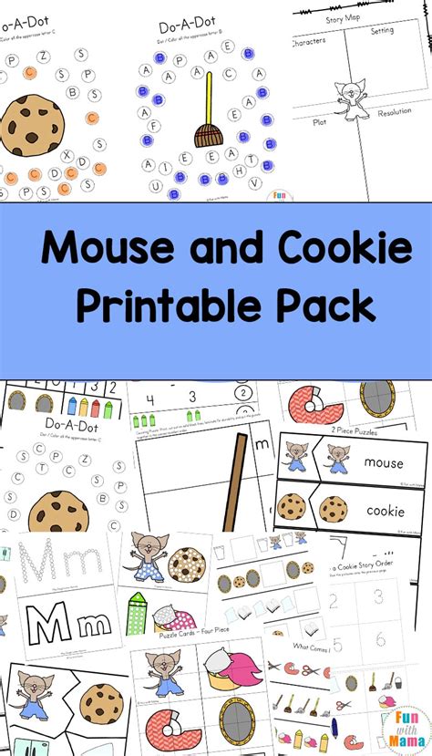 If you Give a Mouse a Cookie Printable Activities - Fun with Mama