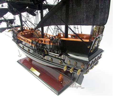 Black Pearl Ship Model Ready for Display 20" - Quality Model Ships