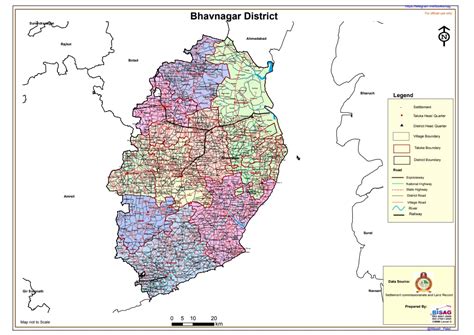 Bhavnagar Dist Digital HD Map Pdf Download