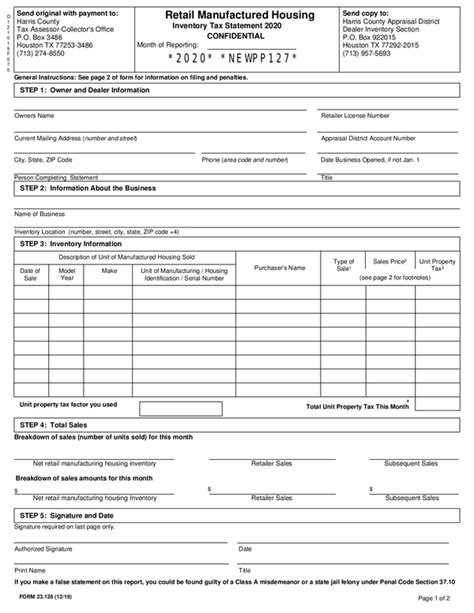 Fill - Free fillable Harris County Appraisal District PDF forms