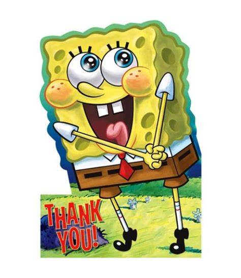 SpongeBob SquarePants 'Epic' Thank You Note Set w/ Envelopes (8ct)