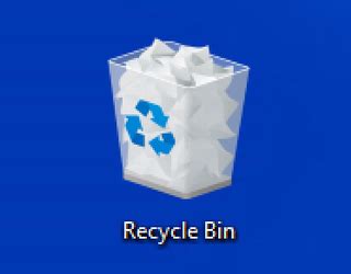 Restore Missing Recycle Bin in Windows 10? from Ask Dave Taylor