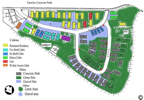 Gawler Caravan Park Map - Gawler Caravan Park • mappery