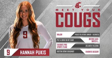 WSU volleyball standout Hannah Pukis knew at early age she was Pullman ...