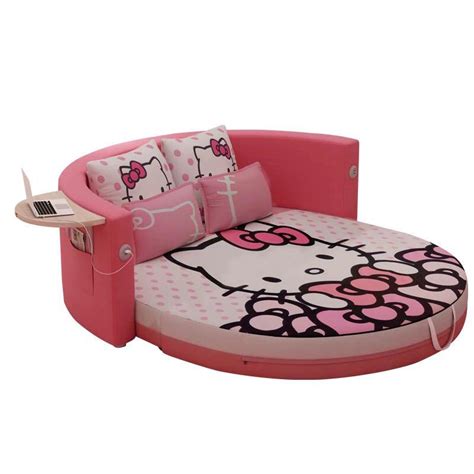 Hello Kitty Sofa Bed, Furniture & Home Living, Furniture, Sofas on Carousell