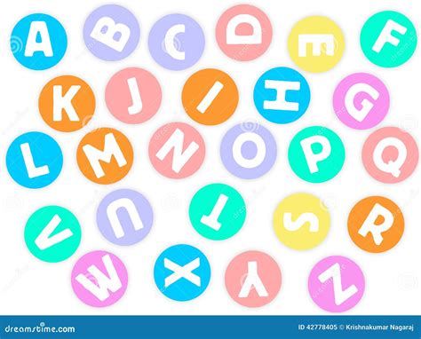 Alphabets in circle stock illustration. Illustration of cool - 42778405