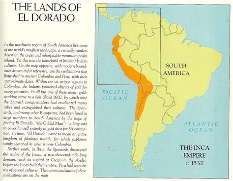 "El Dorado", 1982 | Map and background notes for the South A… | Flickr