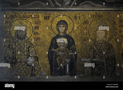 Mosaic of constantine ix hi-res stock photography and images - Alamy