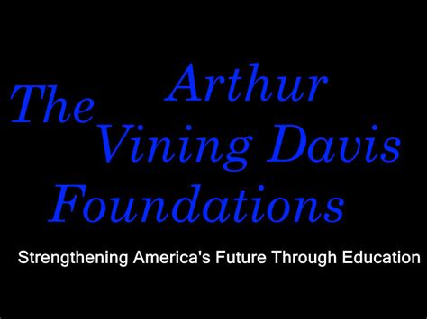 The Arthur Vining Davis Foundations New Logo by MJEGameandComicFan89 on ...