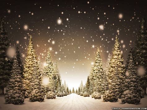 Christmas Snow Scene Wallpapers - Wallpaper Cave