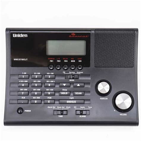 Uniden UBC370CLT Radio Frequency Scanner Black, Waveinn