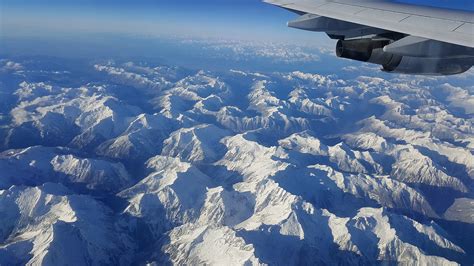 Кавказские горы с самолета - 94 фото