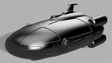 Aurora-Subnautica submarine 3D model 3D printable | CGTrader