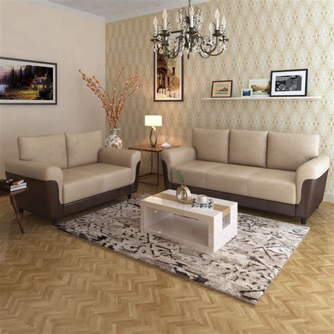 Saviour 3+ 2 Sofa Set (Mocha Brown) - Nilkamal At-home @home | Sofa set designs, Velvet sofa set ...