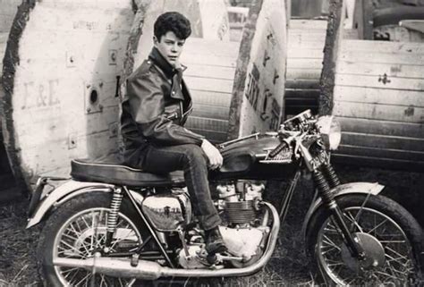 1950s greaser | Classic motorcycles, Motorcycle culture, Motorcycle