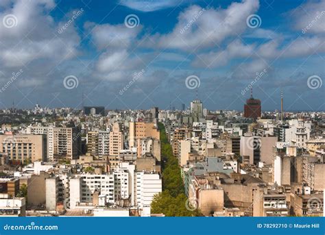 Montevideo City Skyline editorial image. Image of modern - 78292710