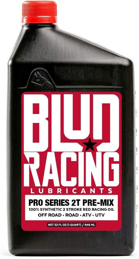 Amazon.com: Blud Racing Pro Series 2T Pre-Mix 100% Synthetic 2 Stroke RED Racing Oil for all 2 ...