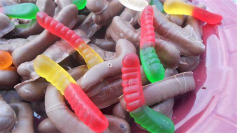 Chocolate Covered Gummy Worms 1/2 about by SlipsCreativeSweets, $7.00 | Chocolate covered, Gummy ...