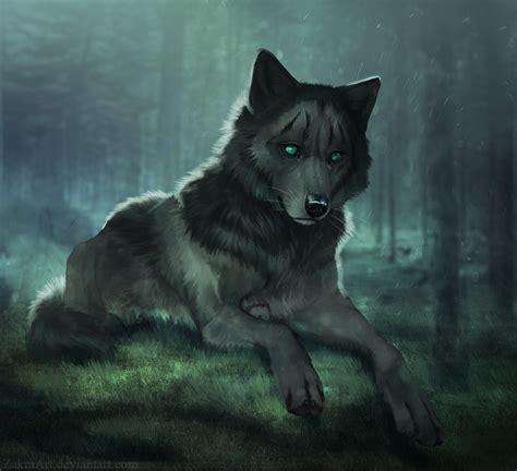 At this forest by ZakraArt on DeviantArt